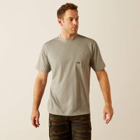 Ariat Men's Rebar Heat Fighter Staple T-Shirt in Wild Dove