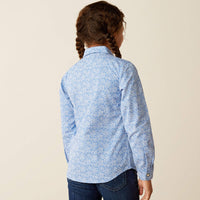Ariat Girl's Shannon Western Snap Shirt in Calico Floral