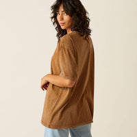 Ariat Women's Southwest Oversized Wild Graphic T-Shirt in Toffee