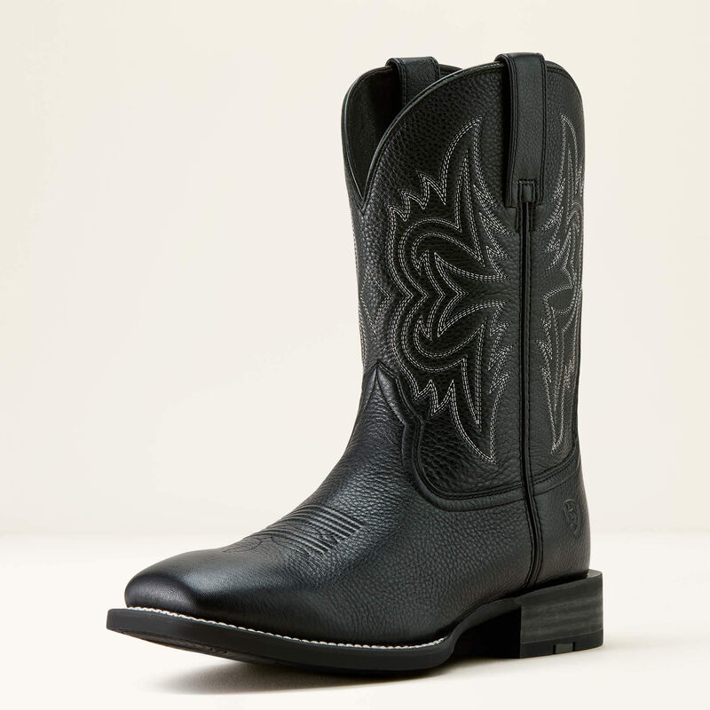 Ariat Men's Western Big Rig Wide Square Toe Boot in Black