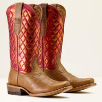 Ariat Women's Futurity Denton Narrow Cutter Toe Western Boot in Maple Sugar