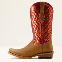 Ariat Women's Futurity Denton Narrow Cutter Toe Western Boot in Maple Sugar