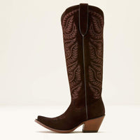 Ariat Women's 18" Laramie StretchFit X Toe Western Boot in French Roast