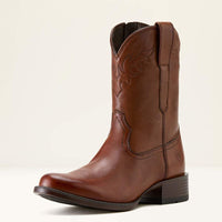 Ariat Men's Sonoro Roper Toe Boot in Cinnamon Brown