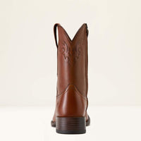 Ariat Men's Sonoro Roper Toe Boot in Cinnamon Brown