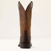 Ariat Men's Sport Rustler Wide Square Toe Cowboy Boot in Toffee