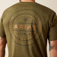 Ariat Men's Ropers Seal T-Shirt in Military Green
