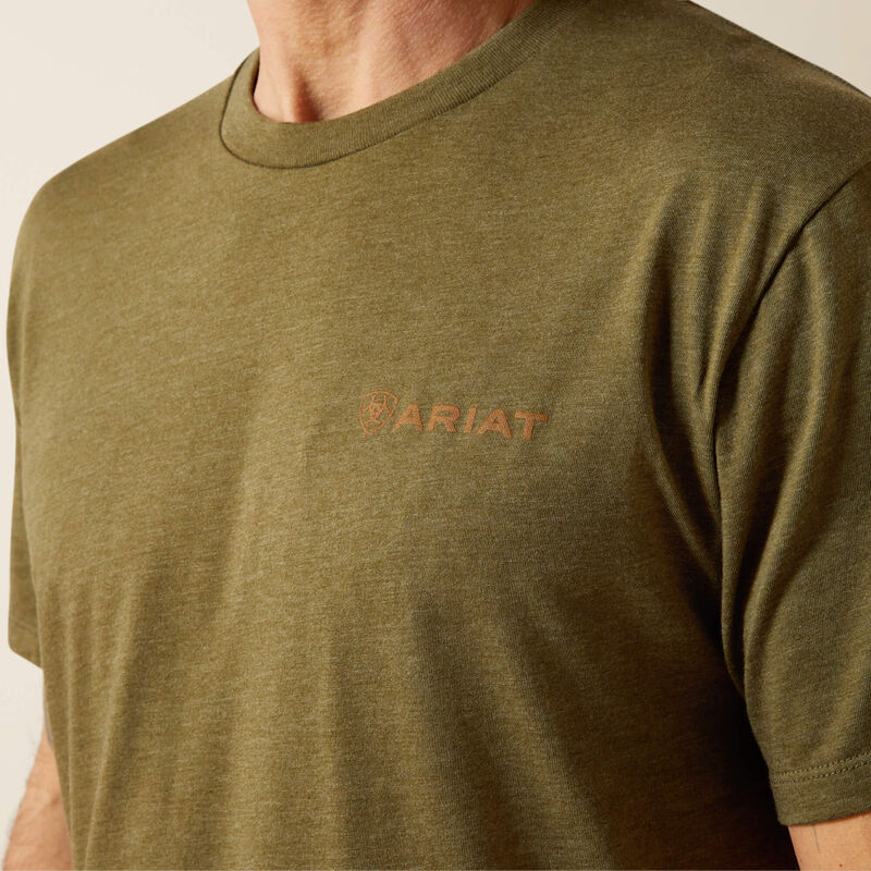 Ariat Men's Ropers Seal T-Shirt in Military Green