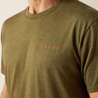 Ariat Men's Ropers Seal T-Shirt in Military Green
