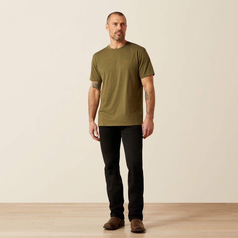 Ariat Men's Ropers Seal T-Shirt in Military Green