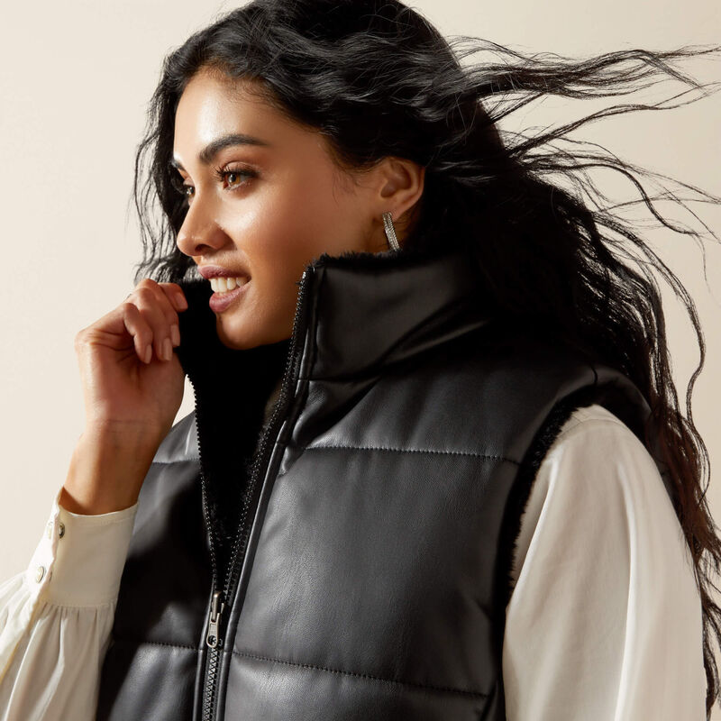 Ariat Women's Echo Reversible Vest in Black