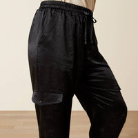 Ariat Women's Silky Cargo Python Print Jogger in Black