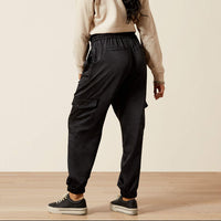 Ariat Women's Silky Cargo Python Print Jogger in Black