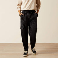 Ariat Women's Silky Cargo Python Print Jogger in Black