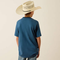 Ariat Youth Boy's S/S Flag Bronco T-Shirt in Key Largo