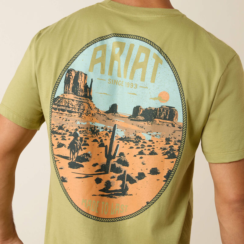 Ariat Men's Horse without Name Classic Fit T-Shirt in Tent Green