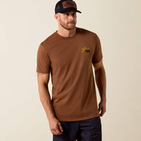 Ariat Men's  BBQ Smoke Classic Fit T-Shirt in Soft Silt