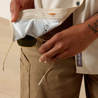 Ariat Women's Rebar Made Tough VentTEK DuraStretch Tank in Moonbeam