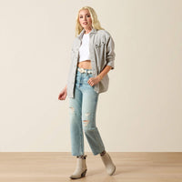 Ariat Women’s Ultra High Rise Tomboy Relaxed Straight Leg Jeans in Saratoga