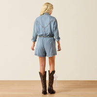 Ariat Women's Summer Shorts in Medium Blue
