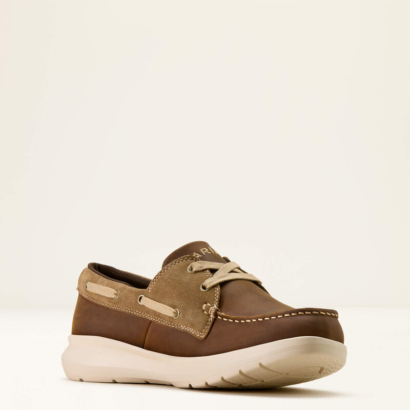 Ariat Men's Hilo Shore Casual Shoe in Distressed Brown