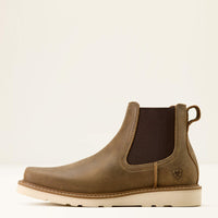 Ariat Men's Rambler Recon Square Toe Chelsea Boot in Brown Bomber