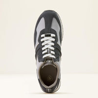 Ariat Men's Ranch Runner Shoe in Light Grey/Charcoal Suede