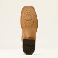 Ariat Men's Preston Wide Square Toe Cowboy Boot in Desert Bone/Plume