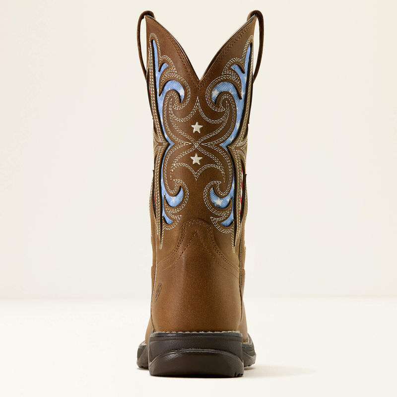 Ariat Women's Anthem Proud VentTEK Square Toe Western Boot in Aged Tan