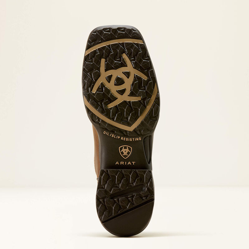 Ariat Women's Anthem Proud VentTEK Square Toe Western Boot in Aged Tan