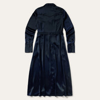 Stetson Women's Satin Western Dress in Navy
