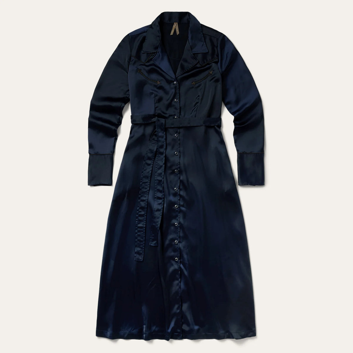 Stetson Women's Satin Western Dress in Navy