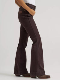 Wrangler Retro Women's Bailey High Rise Colorwash Trouser in Vera