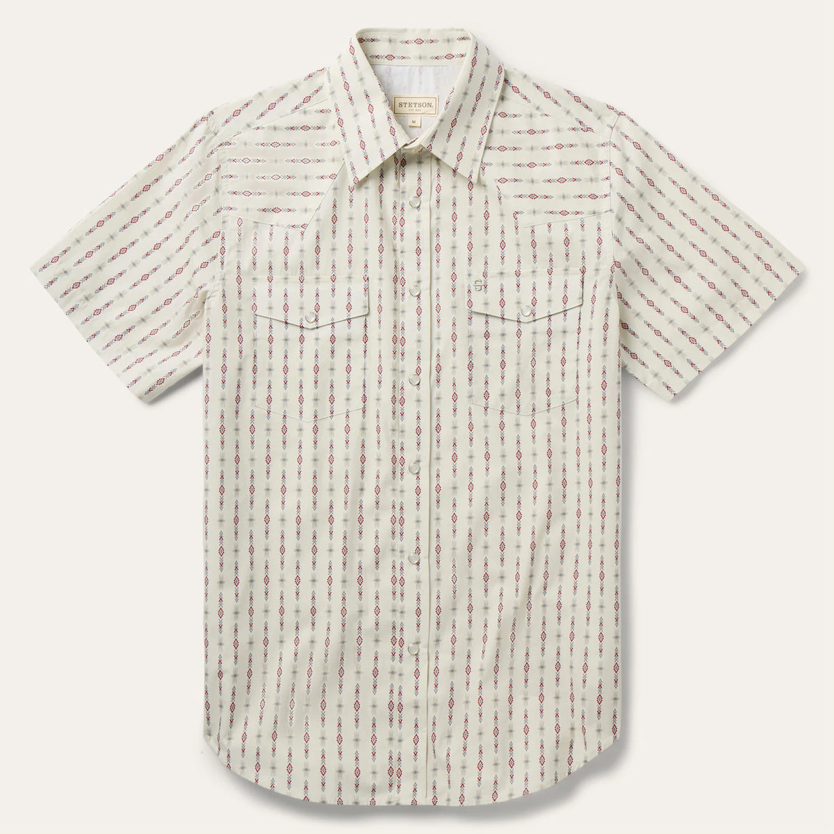 Stetson Men's S/S Southwest Stripe Short Sleeve Shirt