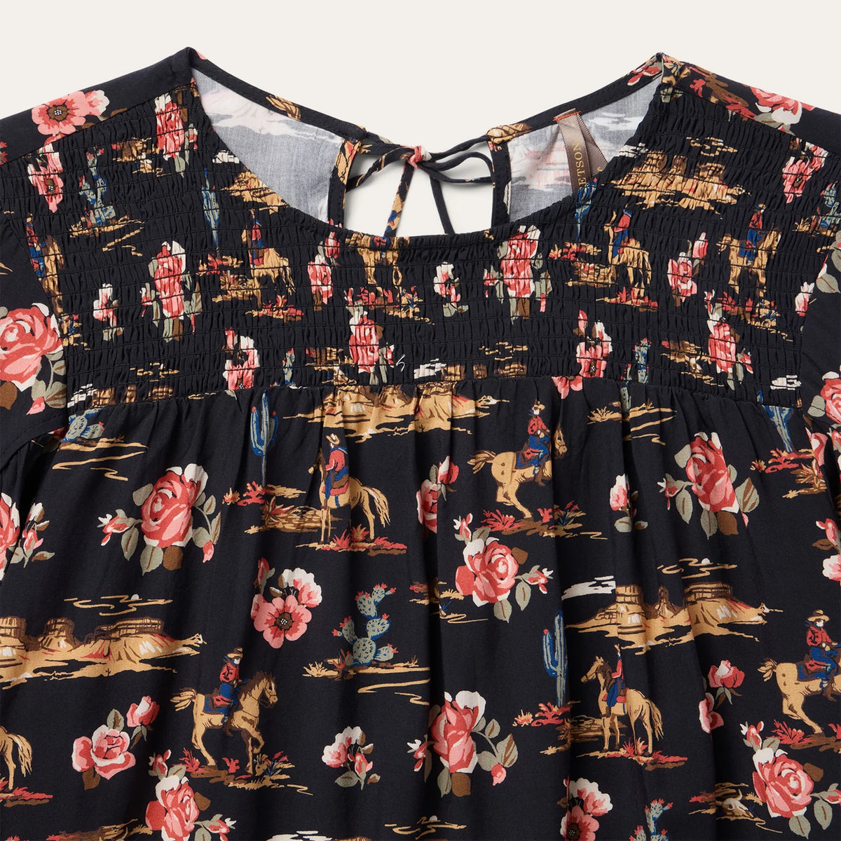 Stetson Women's L/S Night Ride Blouse in Black