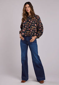 Stetson Women's L/S Night Ride Blouse in Black