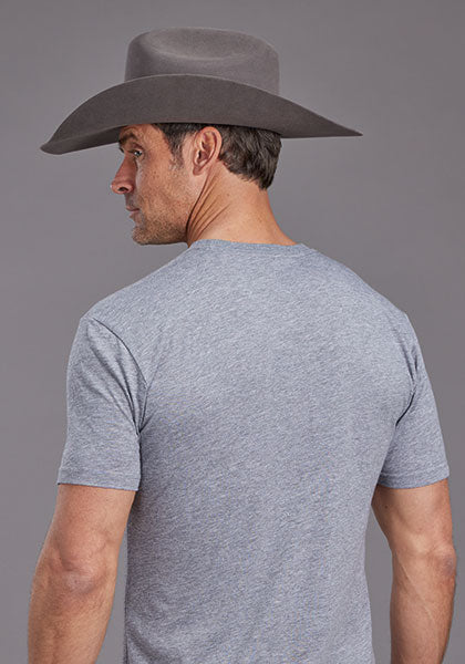 Stetson Pioneer Days Round Up T-Shirt in Grey