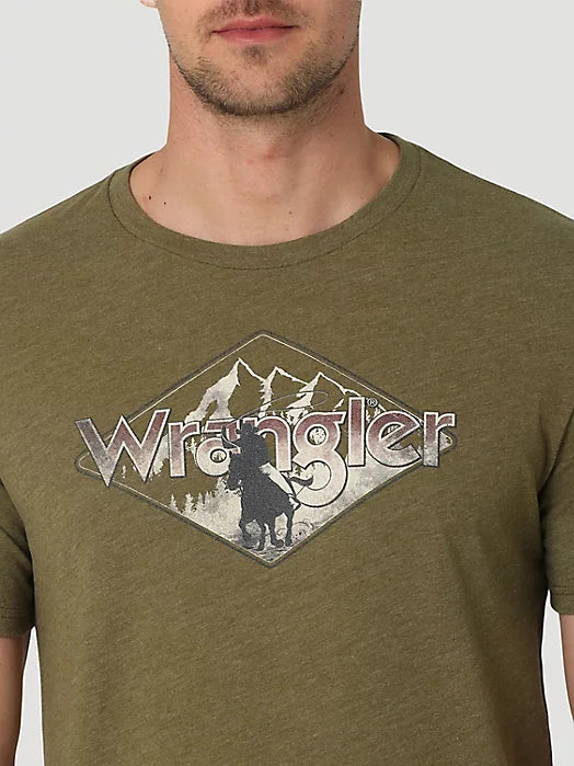 Wrangler Men's Authentic Western Diamond T-Shirt