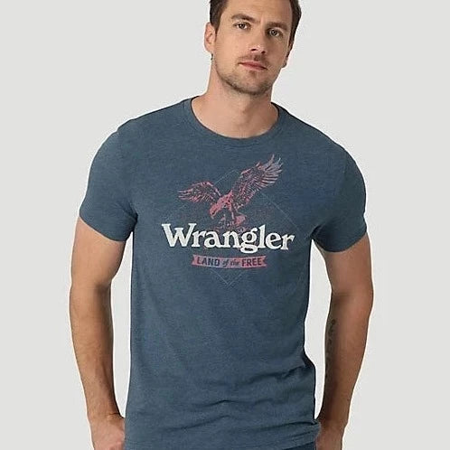 Wrangler Men's Eagle Land Of The Free T-Shirt