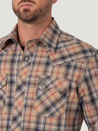 Wrangler Retro Men's Long Sleeve Western Sawtooth Snap Shirt