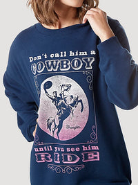 Wrangler Women's Cowboy Ride Fleece Sweatshirt