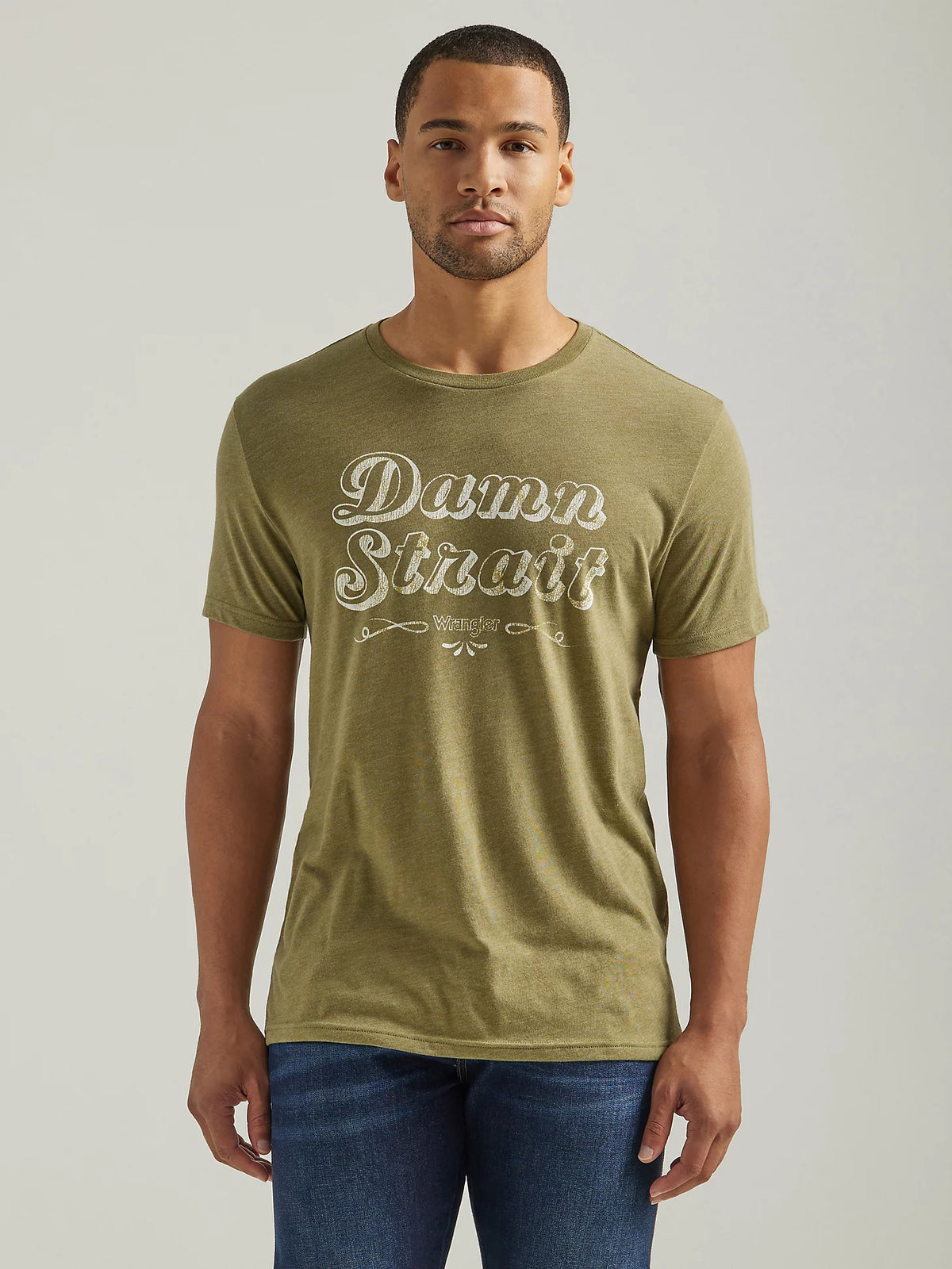 Wrangler Men's George Strait Damn Strait T-Shirt