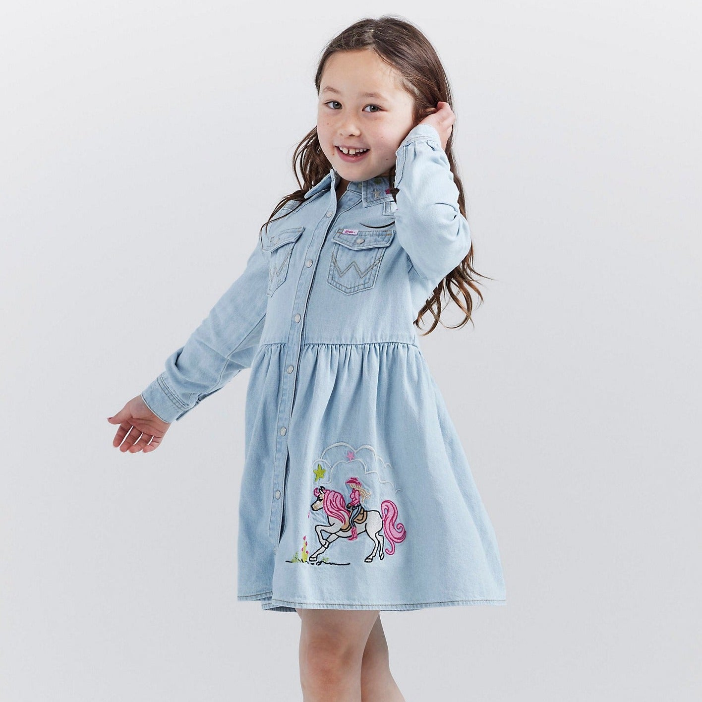 Cotton On Kids Josie Denim Dress - Kids-Teens - AirRobe