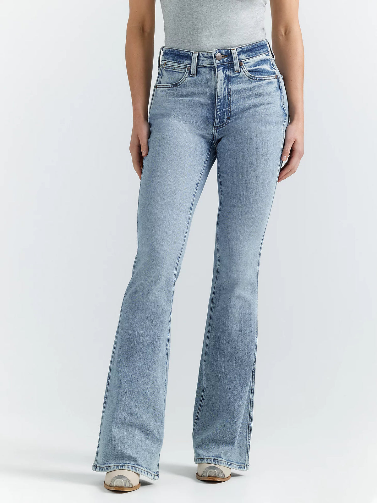 Wrangler Retro Women's Bailey High Rise Flare Jean in Giovanni