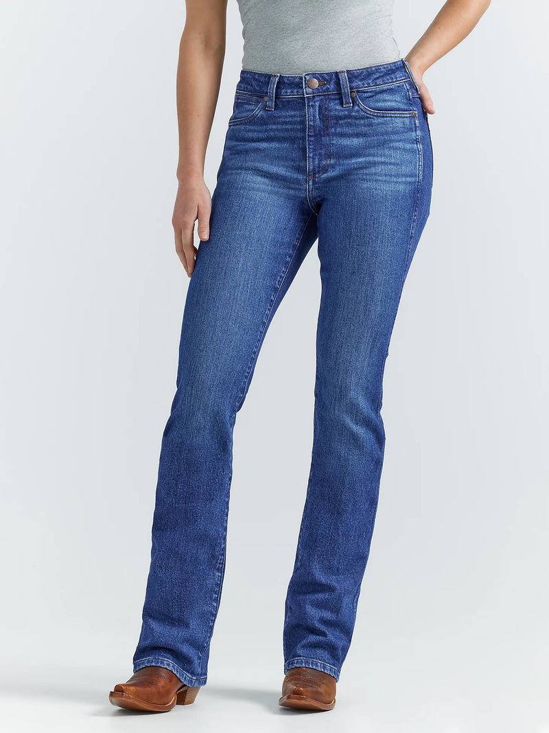 Wrangler Retro Women's Bailey High Rise Bootcut Jean in Hollyn