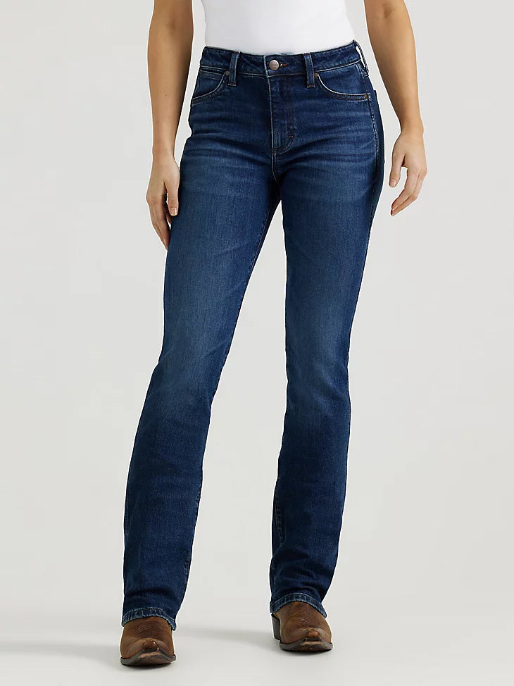 Wrangler Retro Women's Bailey High Rise Bootcut Jean in Isla