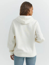 Wrangler Retro Women's Bold Logo Hoodie in White