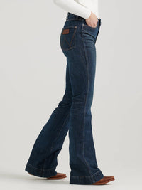 Wrangler Retro Women's Bailey High Rise Trouser Jean in Beau