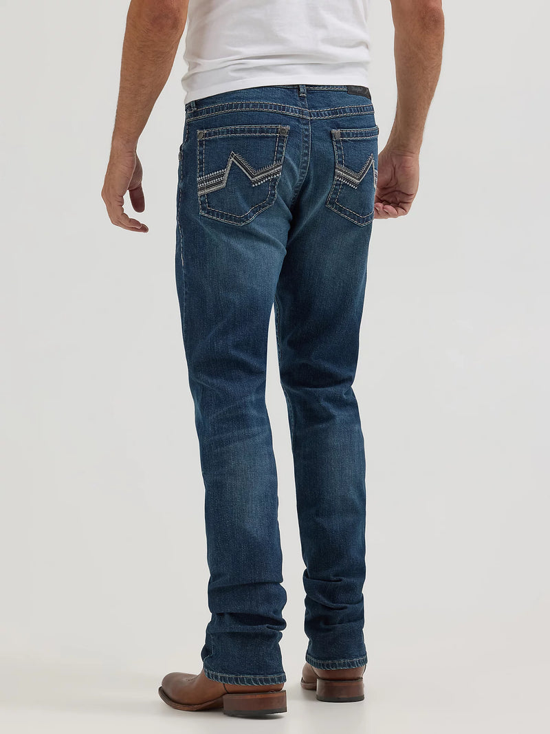 Wrangler Men's Rock 47 Slim Straight Jean in Victor