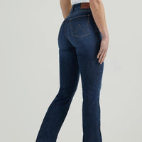 Wrangler Women's Bespoke High Rise Bootcut Jean in Lacey